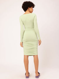 DressBerry Ruched Rebel Bodycon Midi Dress