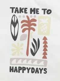 Happy Faces Kids Boys Printed Pure Cotton T-Shirt
