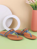 Mochi Women T-Strap Flats with Buckles