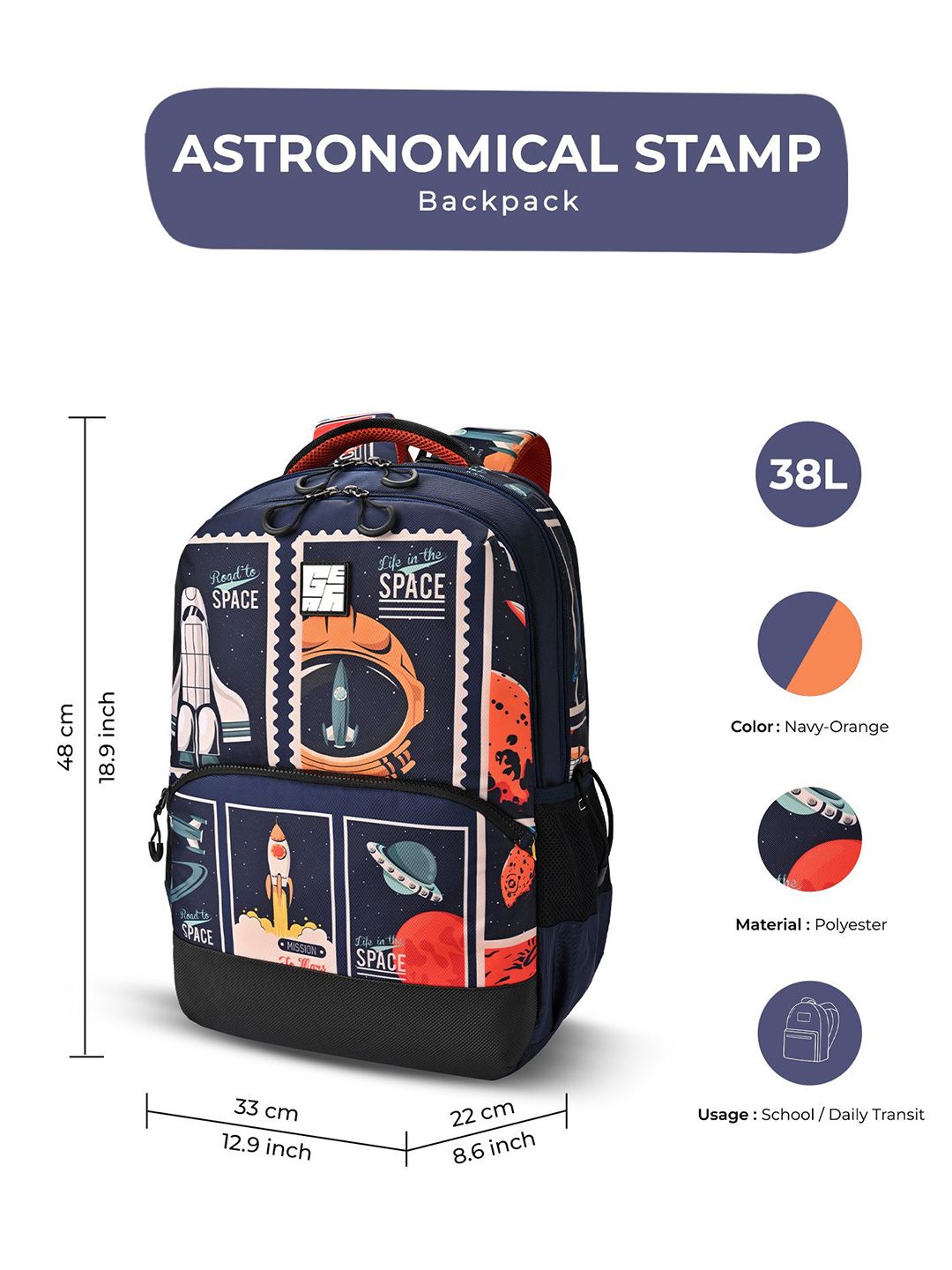 Gear Unisex Backpack