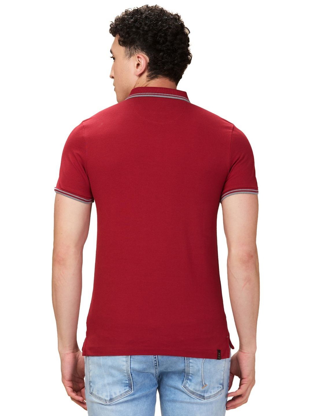 Being Human Men Polo Collar Slim Fit T-shirt