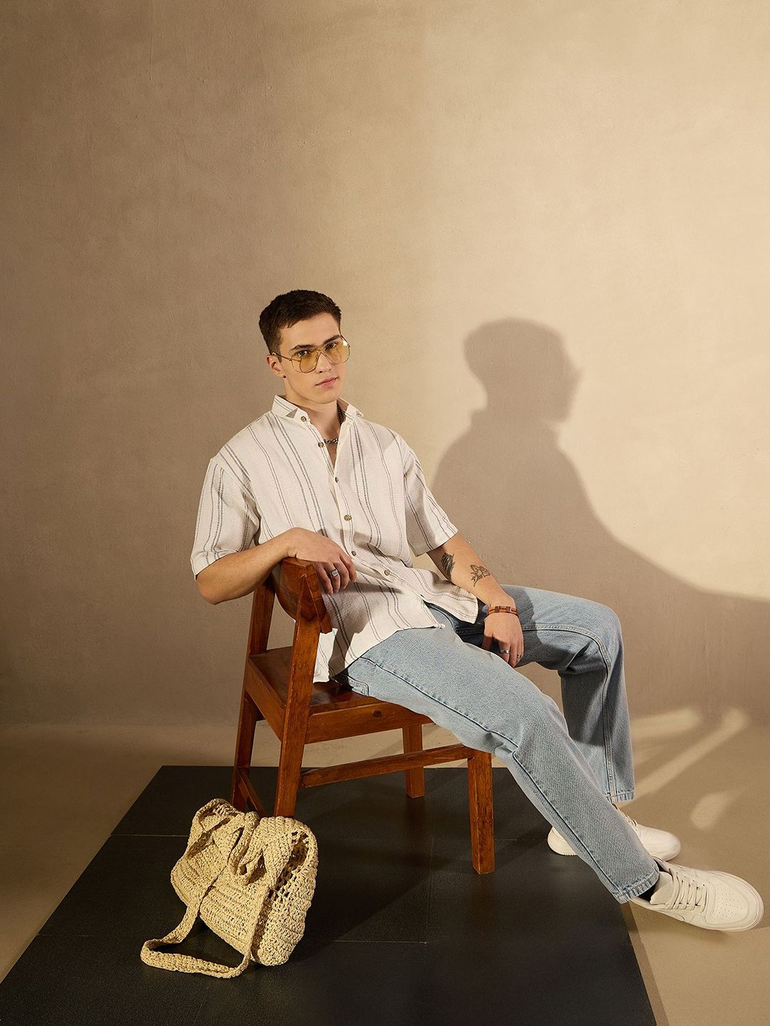 DENNISON Men Baggy Fit jeans