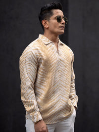 Powerlook Men Opaque Printed Casual Shirt