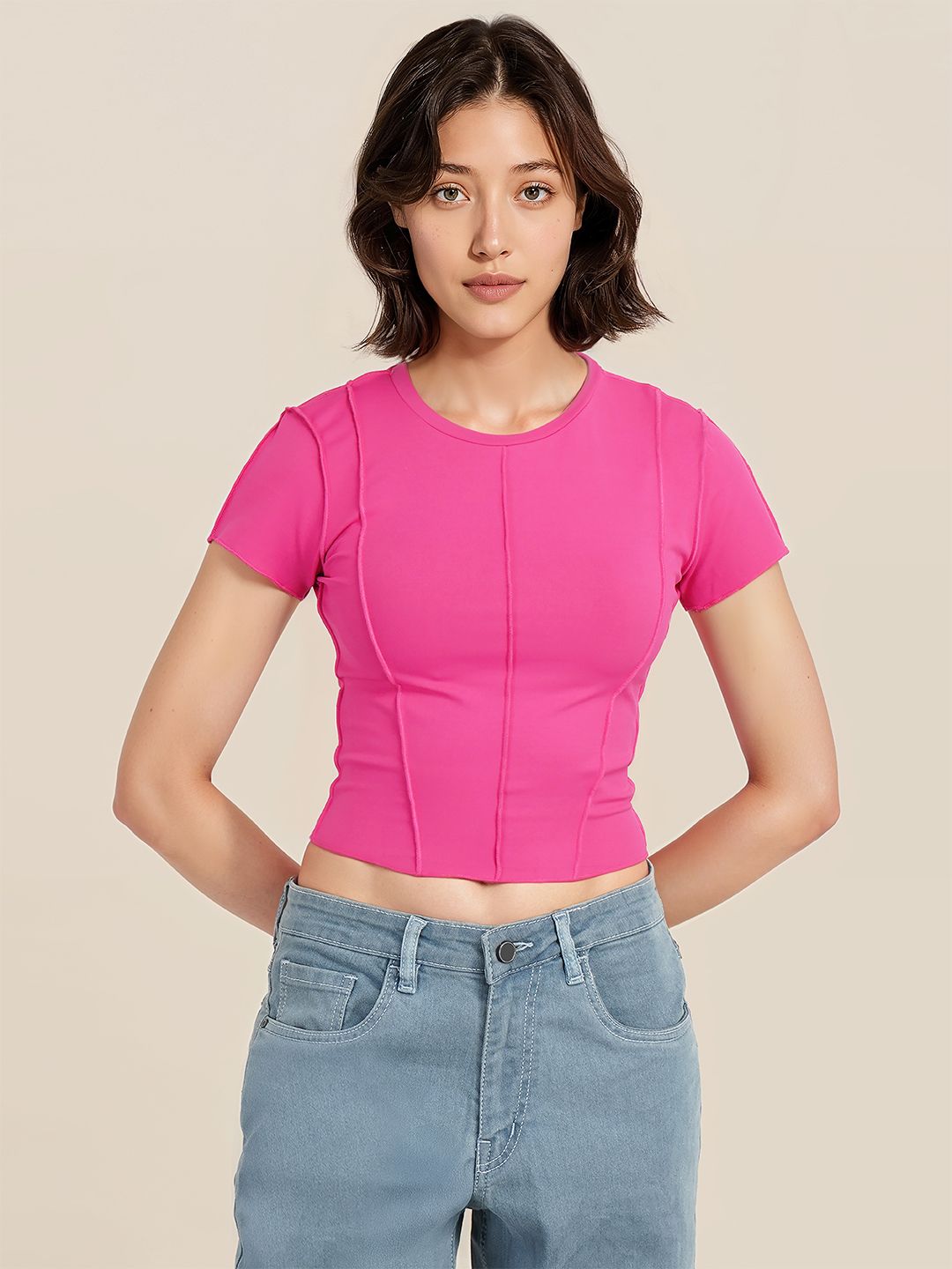 DressBerry Corset Style Crop Top