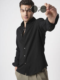 VASTRADO Men Classic Slim Fit Opaque Casual Shirt