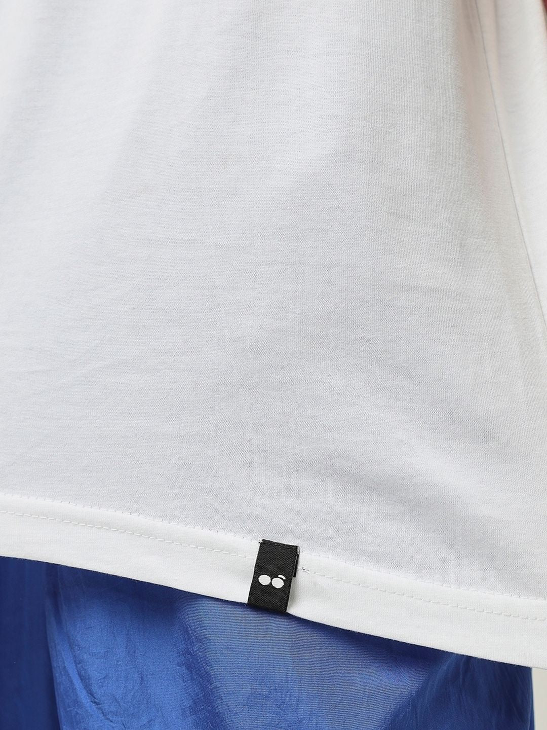 Bewakoof Women Printed Pure Cotton Relaxed Fit T-shirt