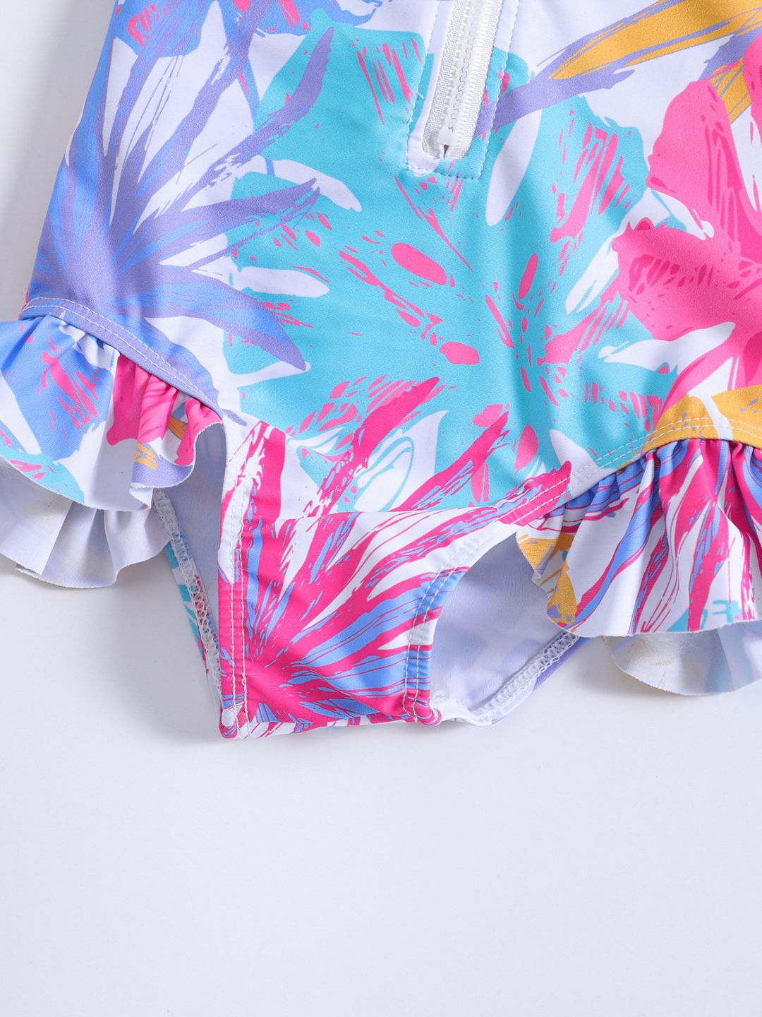 YK Girls Printed Bodysuit