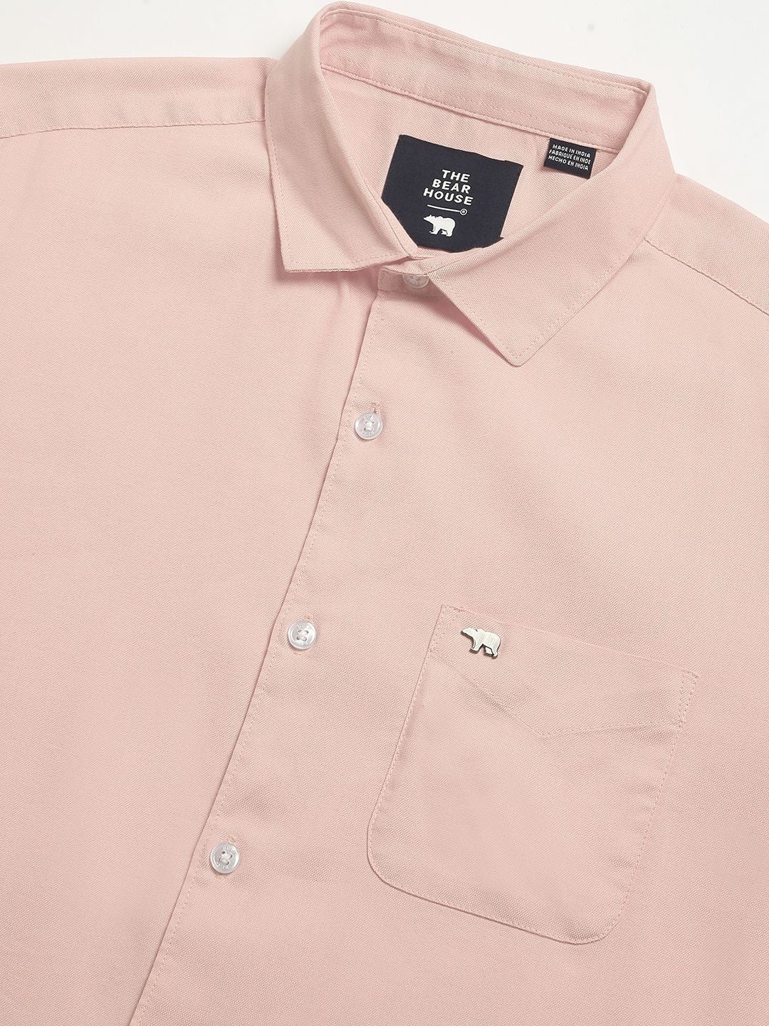 THE BEAR HOUSE Men Slim Fit Opaque Casual Shirt