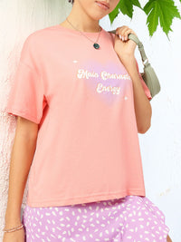 DressBerry It Girl Typo Print Relaxed Tee