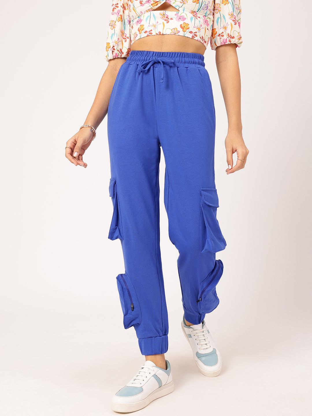 DressBerry Women Urban Utility Cargo Style Joggers