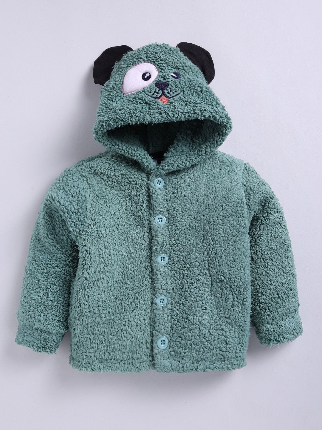 Moms Love Infant Boys Hooded Tailored Fleece Jacket