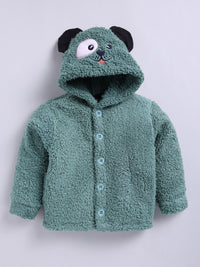 Moms Love Infant Boys Hooded Tailored Fleece Jacket