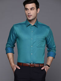 Raymond Men Blue Slim Fit Opaque Formal Shirt