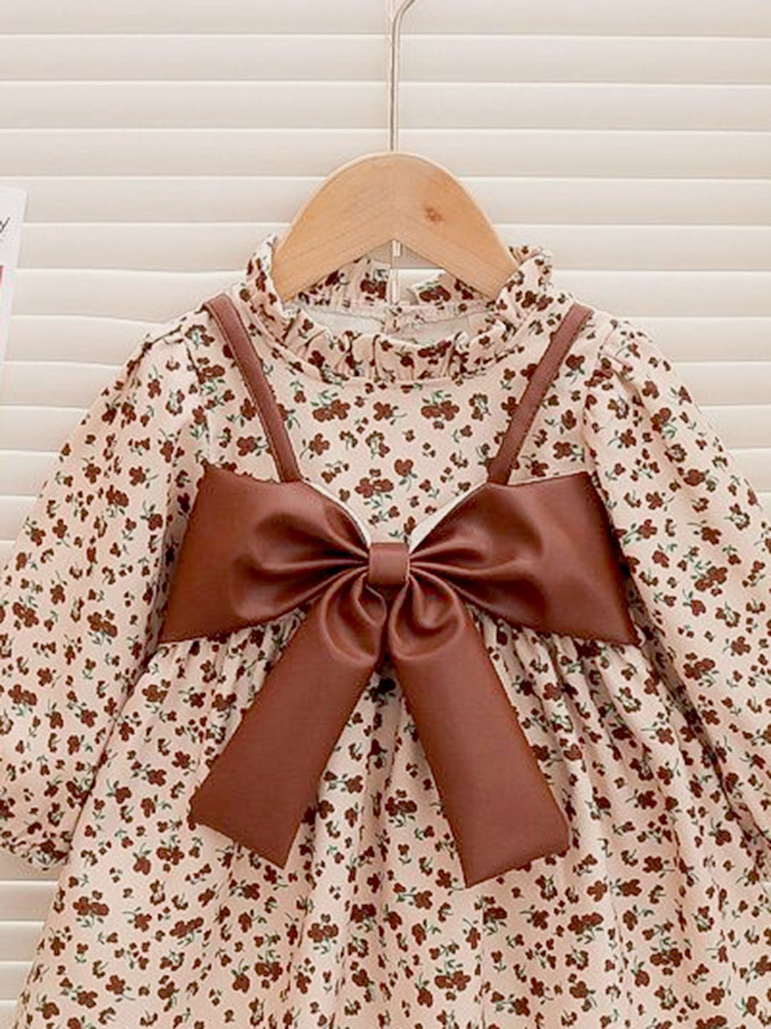 YK Floral Print Fit & Flare Dress