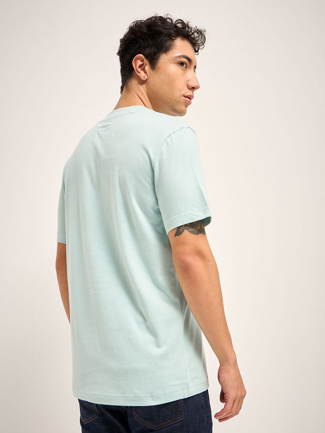 THE BEAR HOUSE Pure Cotton Round Neck T-shirt