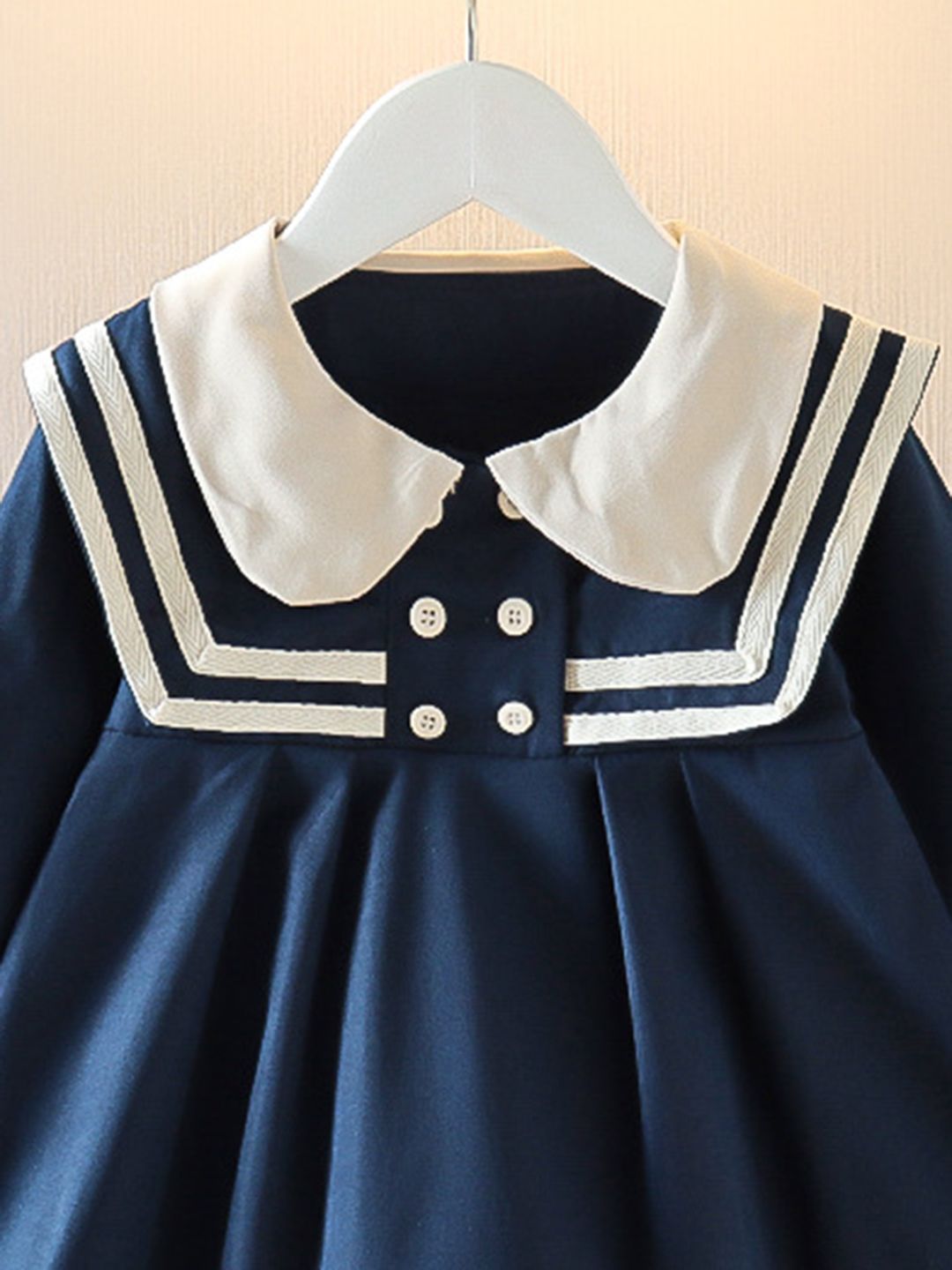 YK Peter Pan Collar Shirt Style Top