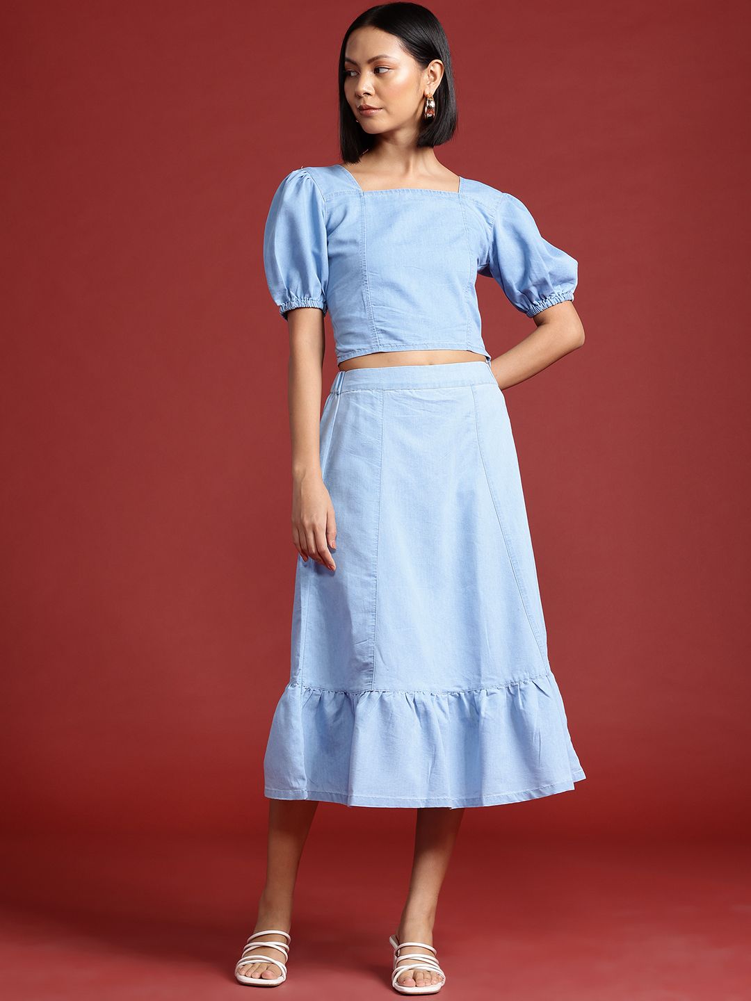 all about you Pure Cotton Chambray Co-Ords