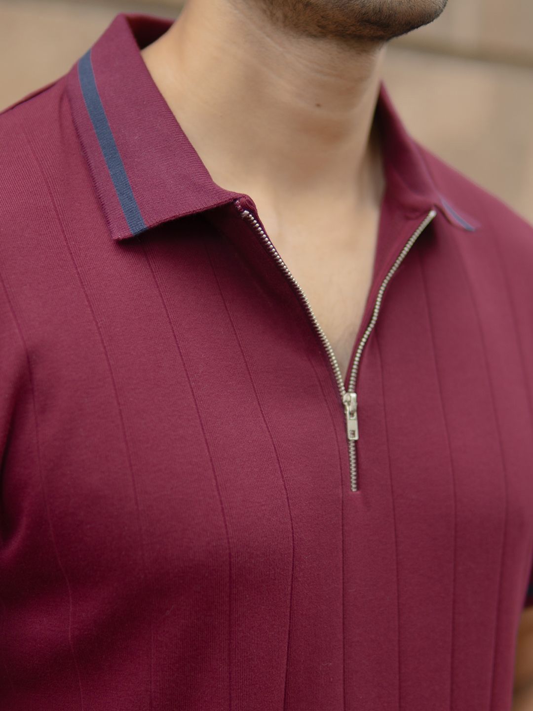 Powerlook Men Polo Collar T-shirt