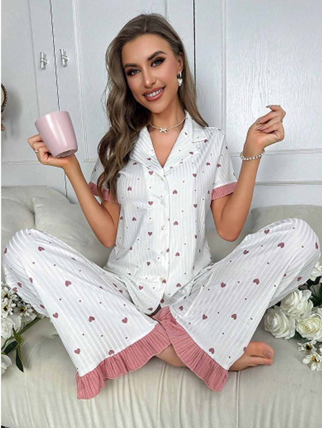 DressBerry Women Printed Night suit