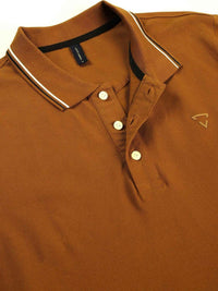 Thomas Scott Men Solid Polo Collar Cotton T-shirt