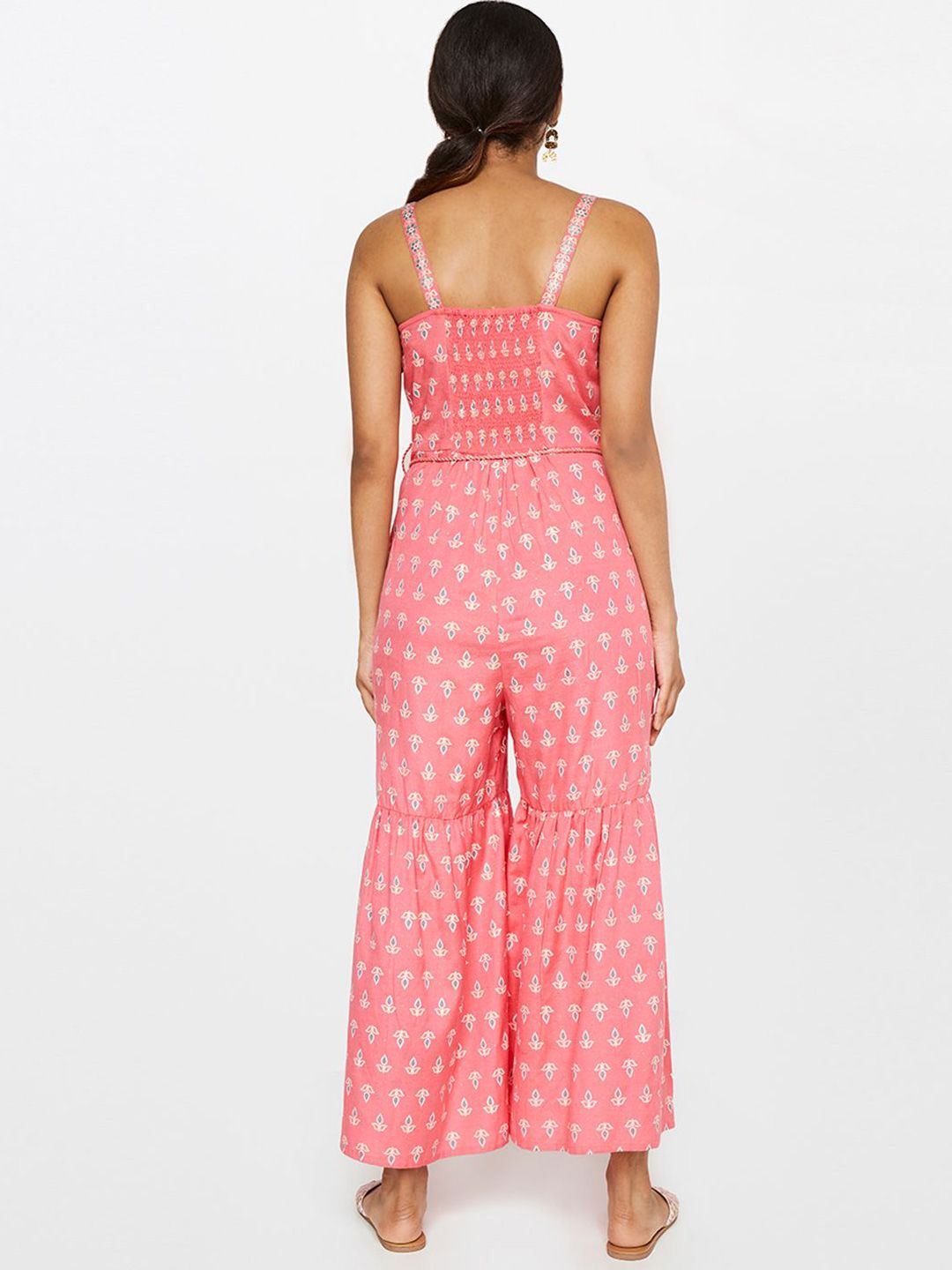 Global Desi Printed Basic Jumpsuit