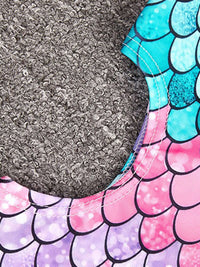 YK Girls Printed Swimwear Bodysuit