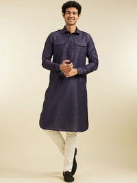 Diwas by Manyavar Shirt Collar Pathani Kurta