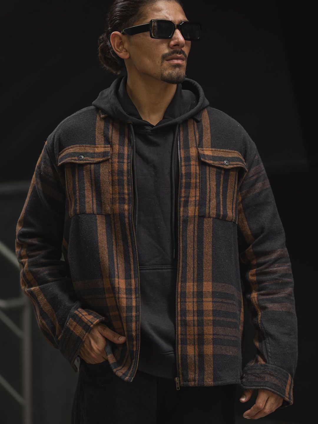 Powerlook Men Tartan Checks Opaque Checked Casual Shirt