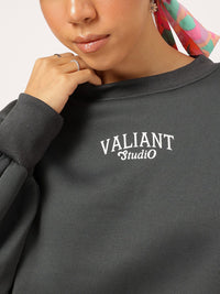 DressBerry Urban Chic Printed Oversized Sweatshirt