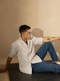 DENNISON Men Smart Oversized Casual Shirt