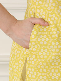 W Women Floral Flared Sleeves Kurta