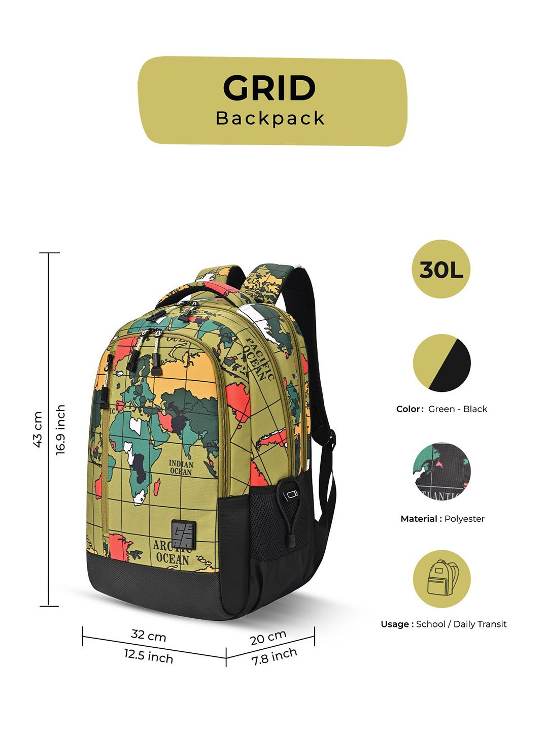 Gear Unisex Backpack