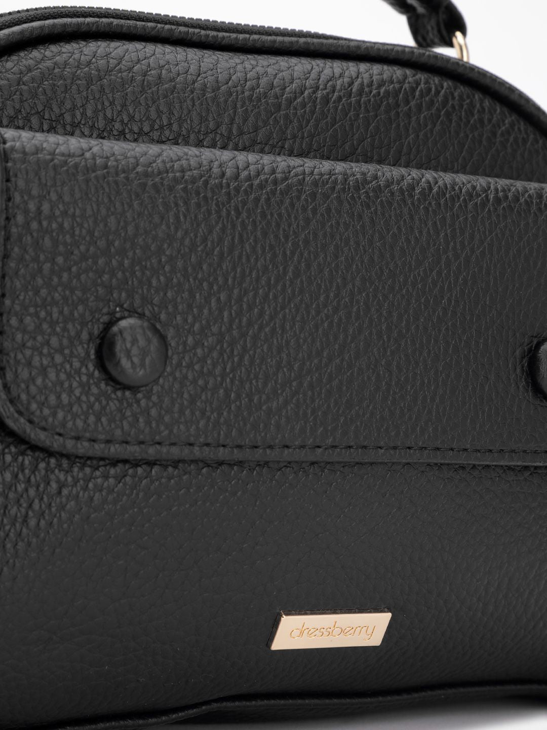 DressBerry Textured Structured Handheld Bag