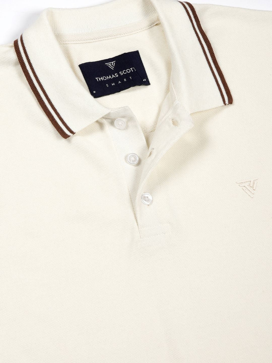 Thomas Scott Men Polo Collar Pockets T-shirt