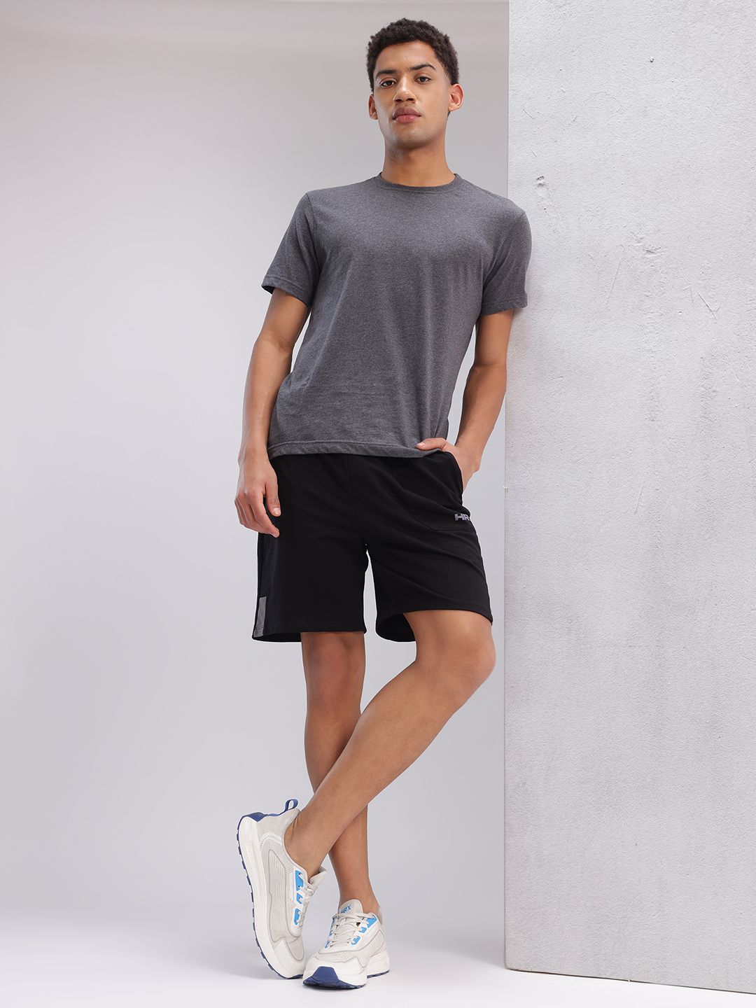 HRX by Hrithik Roshan Men Brand Logo Print Detail Regular Fit Lifestyle Shorts