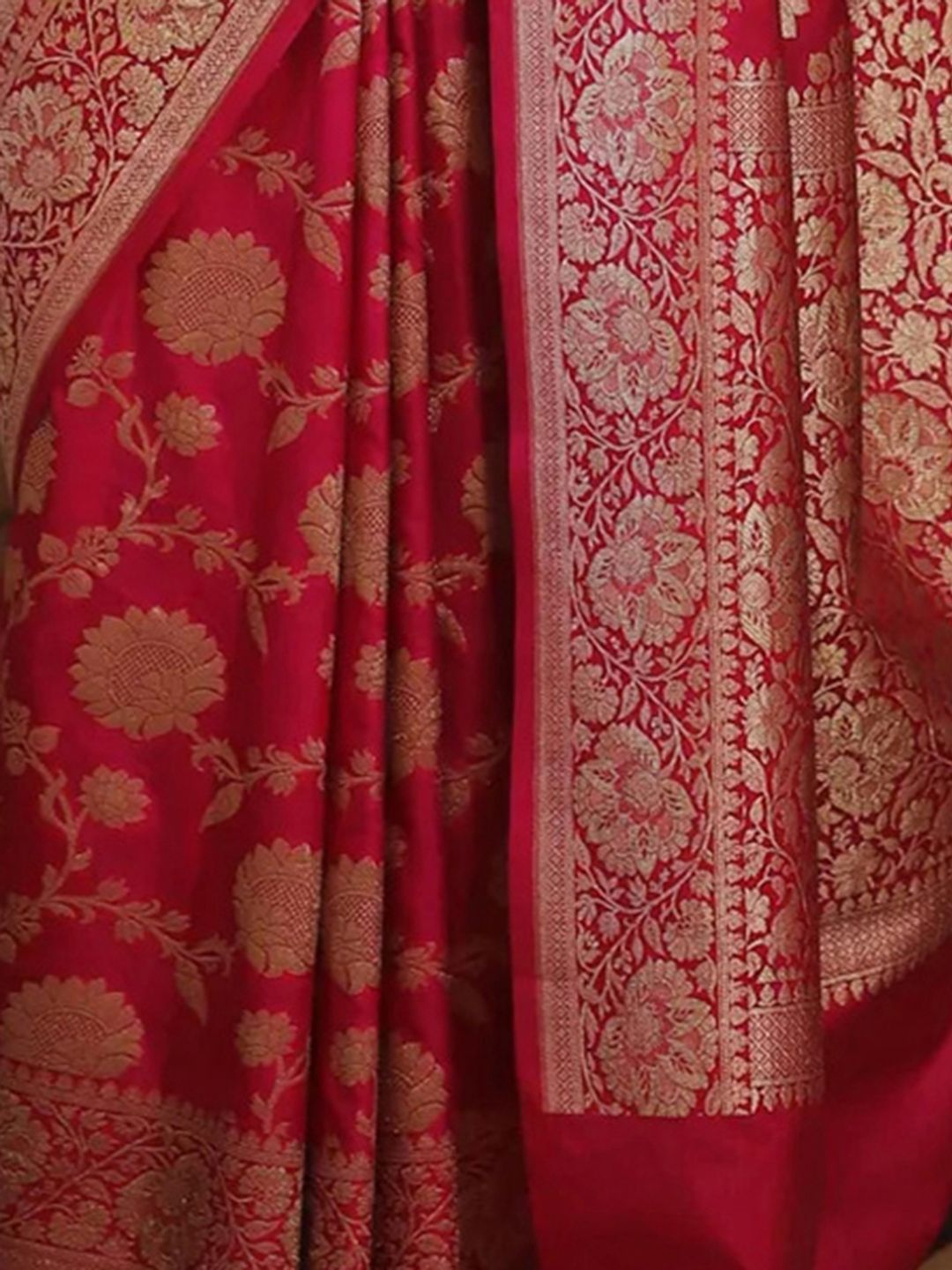 KALINI Ethnic Motifs Zari Banarasi Saree