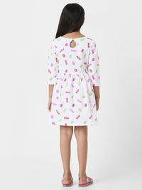 Nauti Nati Print Fit & Flare Dress