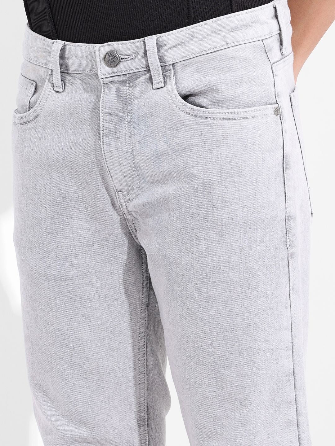 The Indian Garage Co Men Slim Fit Mid-Rise Jeans