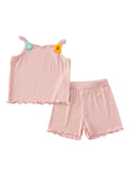 YK Girls Top & Shorts Clothing Set