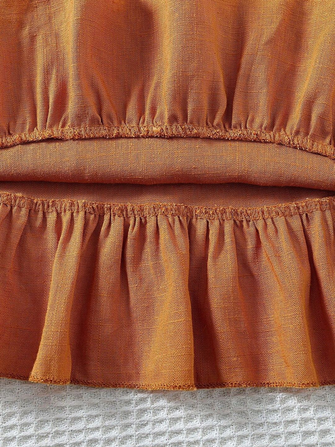 YK Maxi Girls Embroidered Lace A-Line Dress