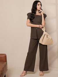 SASSAFRAS worklyf Women Relaxed Straight Leg Trousers