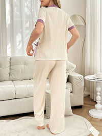 DressBerry Women V-Neck Printed Night suit