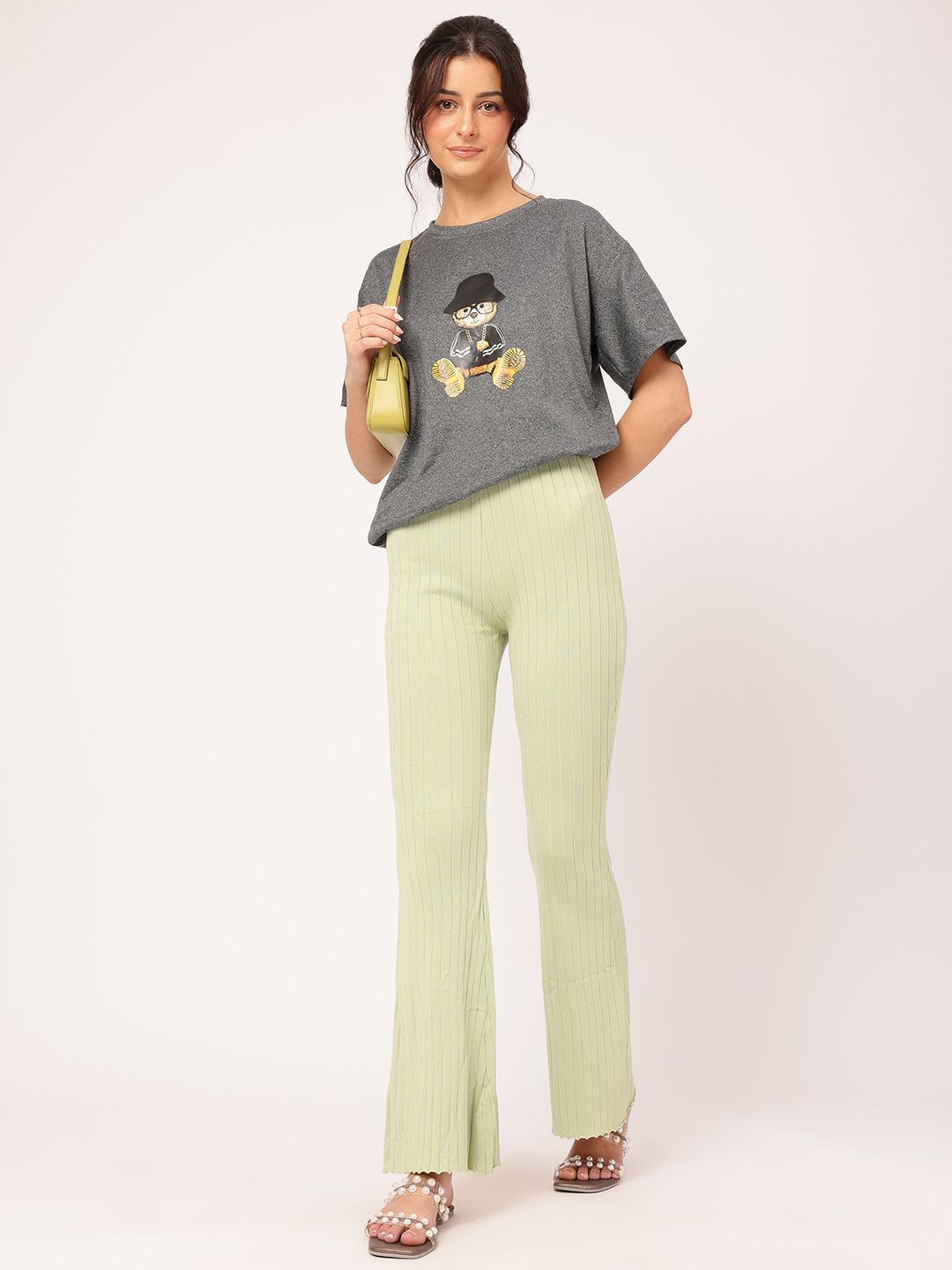 DressBerry Goofy Gains Printed Relaxed Fit T-shirt