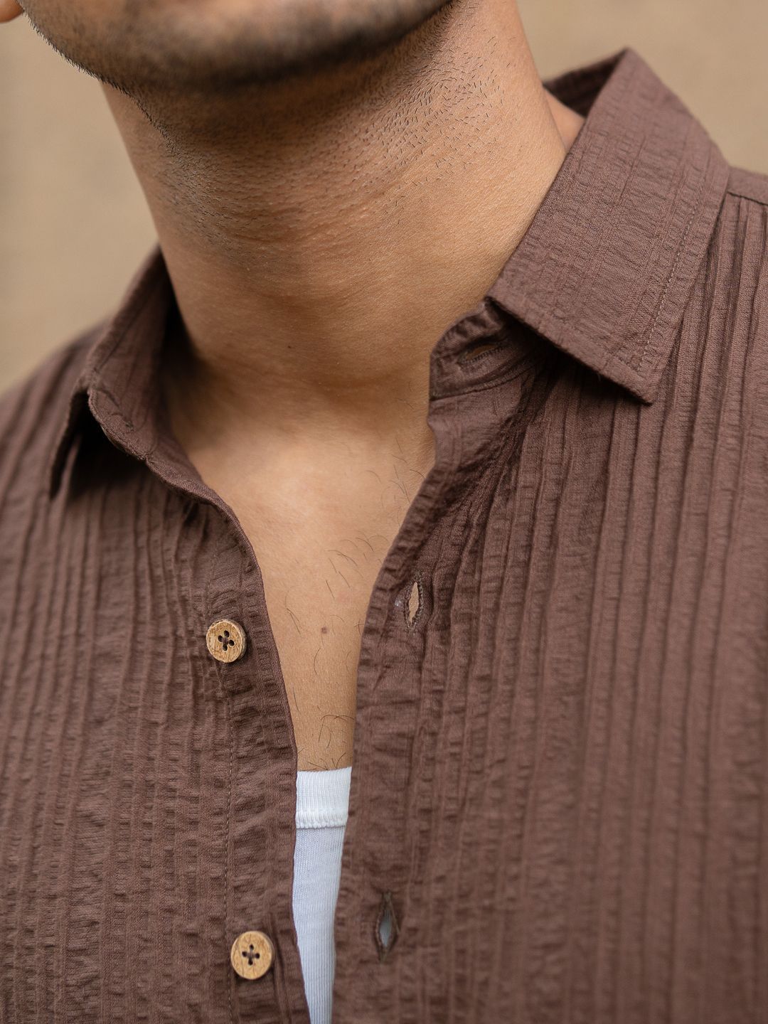 Powerlook Men Tartan Checks Checked Spread Collar Casual Shirt