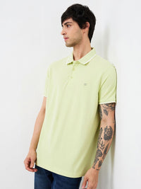 SPYKAR Men Polo Collar Applique Slim Fit T-shirt