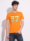 Being Human Men Typography Printed Round Neck Cotton T-shirt