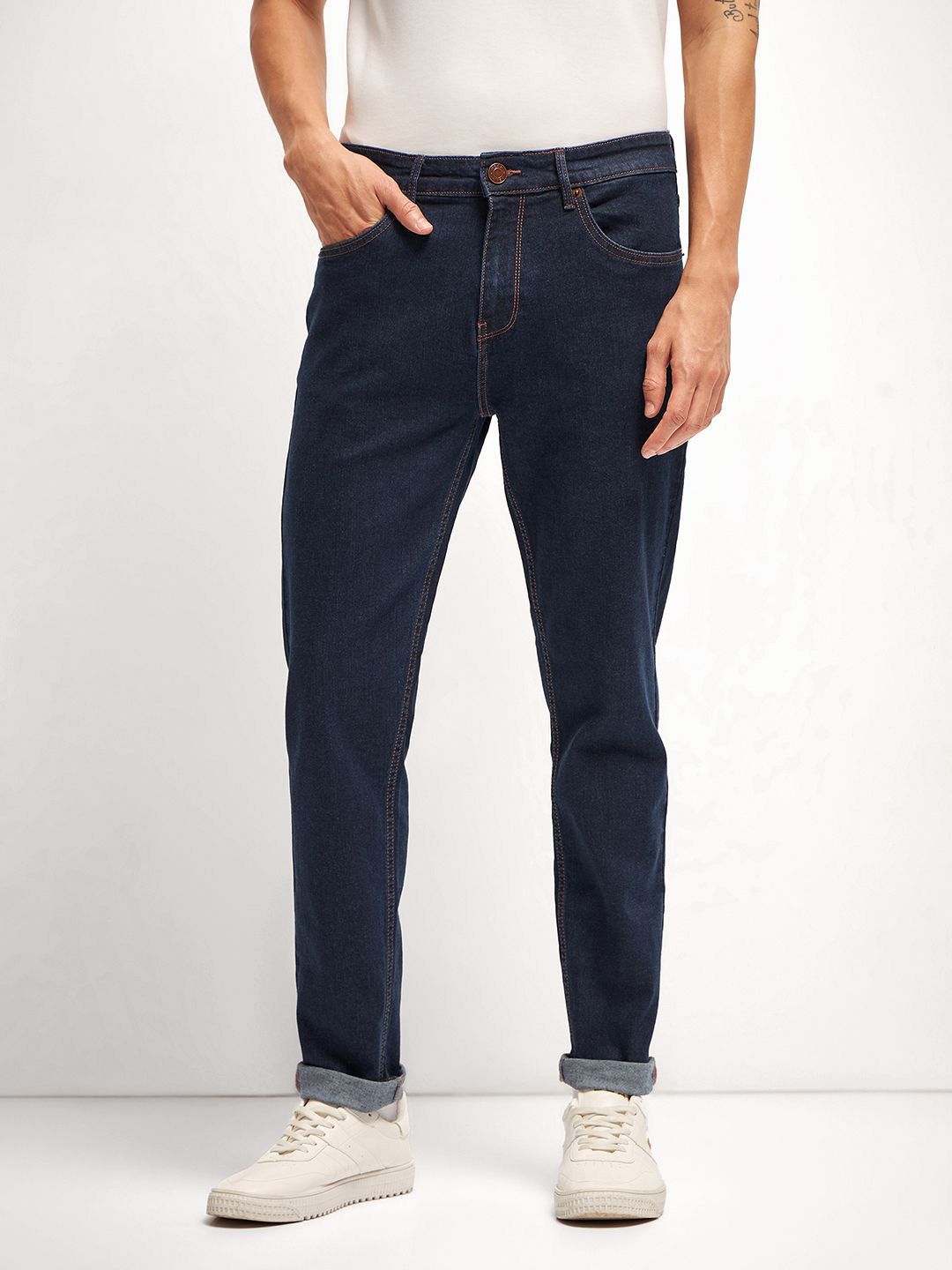 THE BEAR HOUSE Men Slim Fit Stretchable Jeans