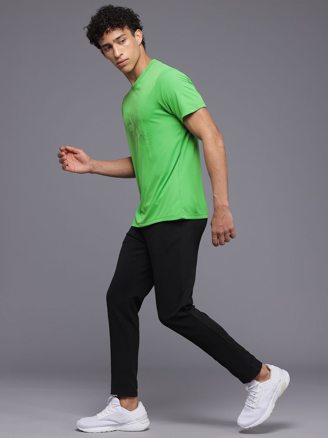 HRX by Hrithik Roshan Brand Logo Print Running T-shirt