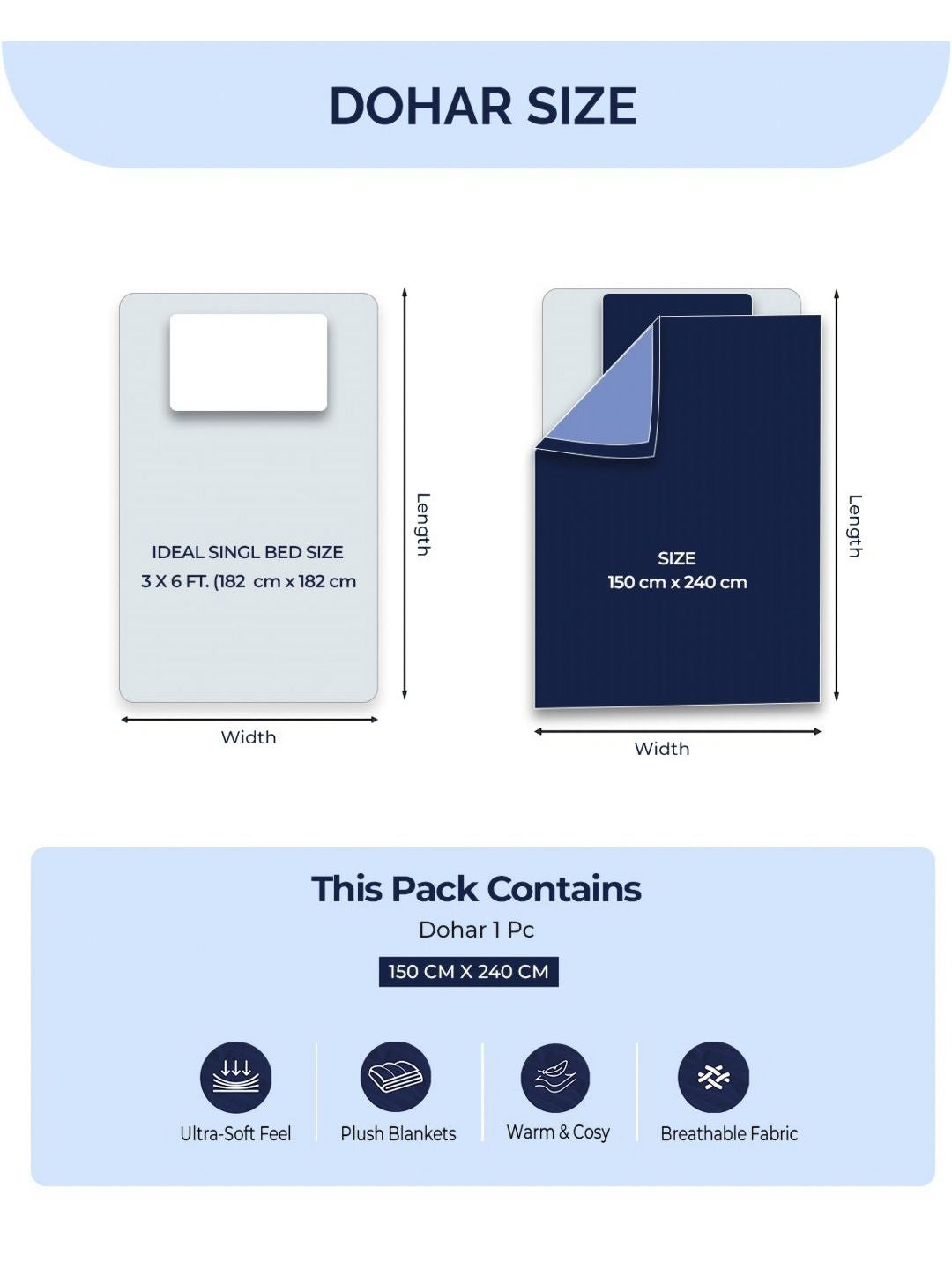 Monte Carlo Pink & White Floral Printed Mild Winter 136 GSM Single Bed Dohar