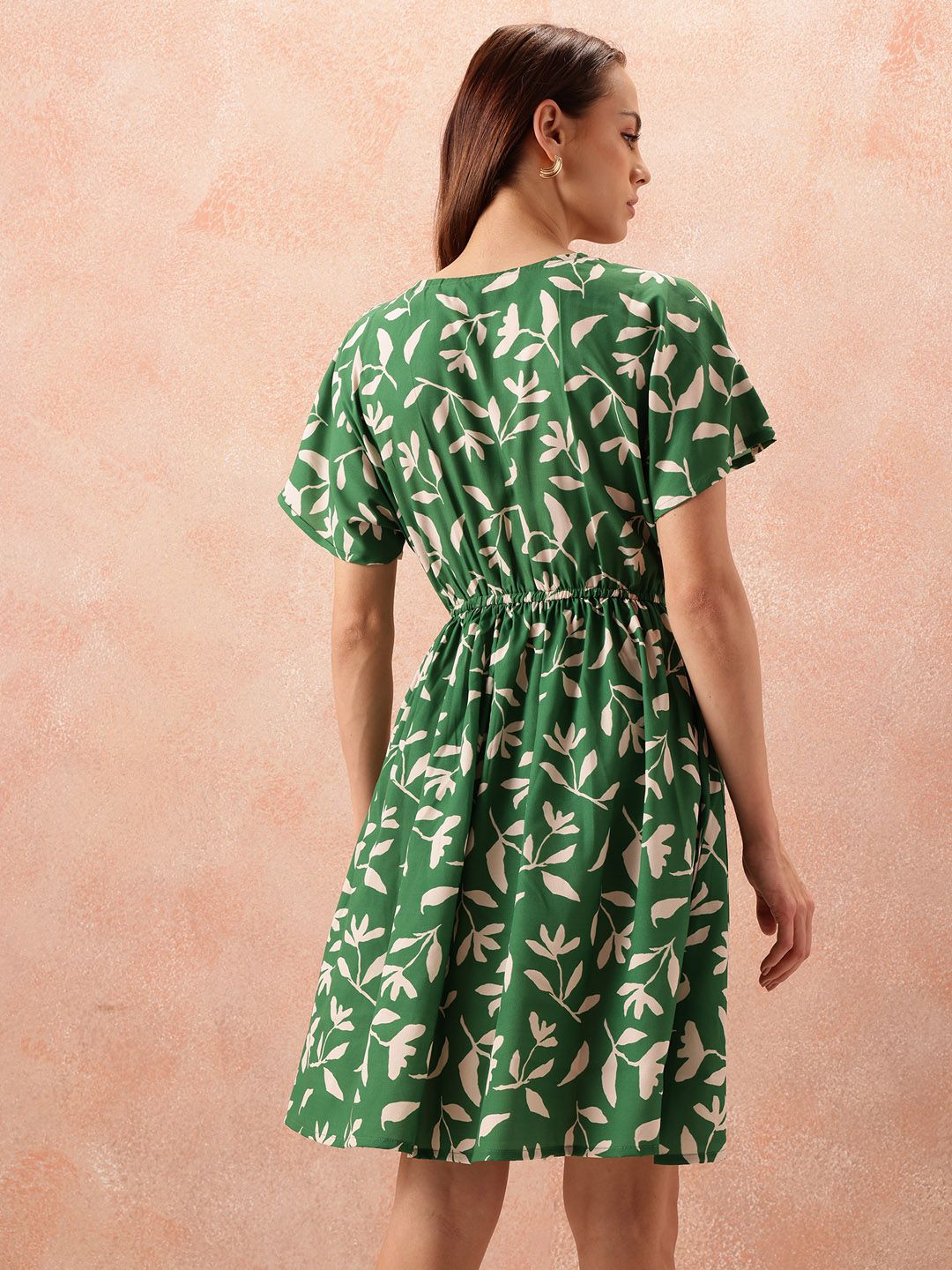 all about you Floral Print Wrap Dress